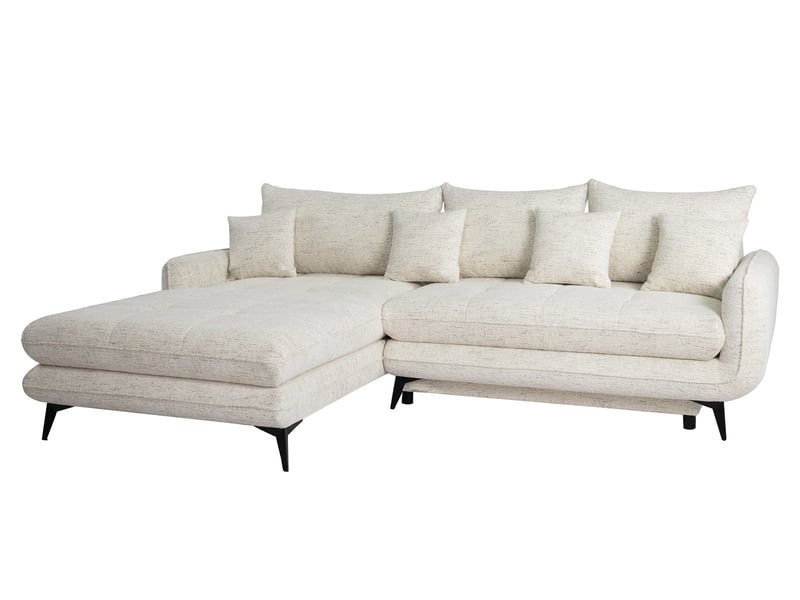 Canapé WAVE d’angle convertible 4 places blanc Conforama