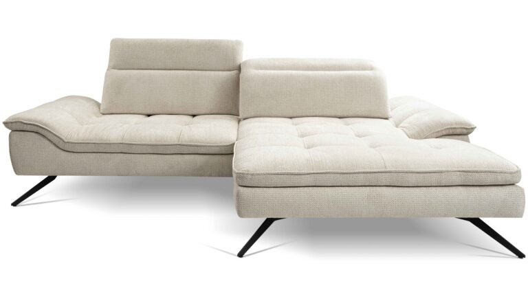 Canapé d’Angle Zephyr Beige 4 Places Confort Conforama