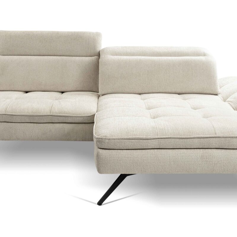Canapé d’Angle Zephyr Beige 4 Places Confort Conforama