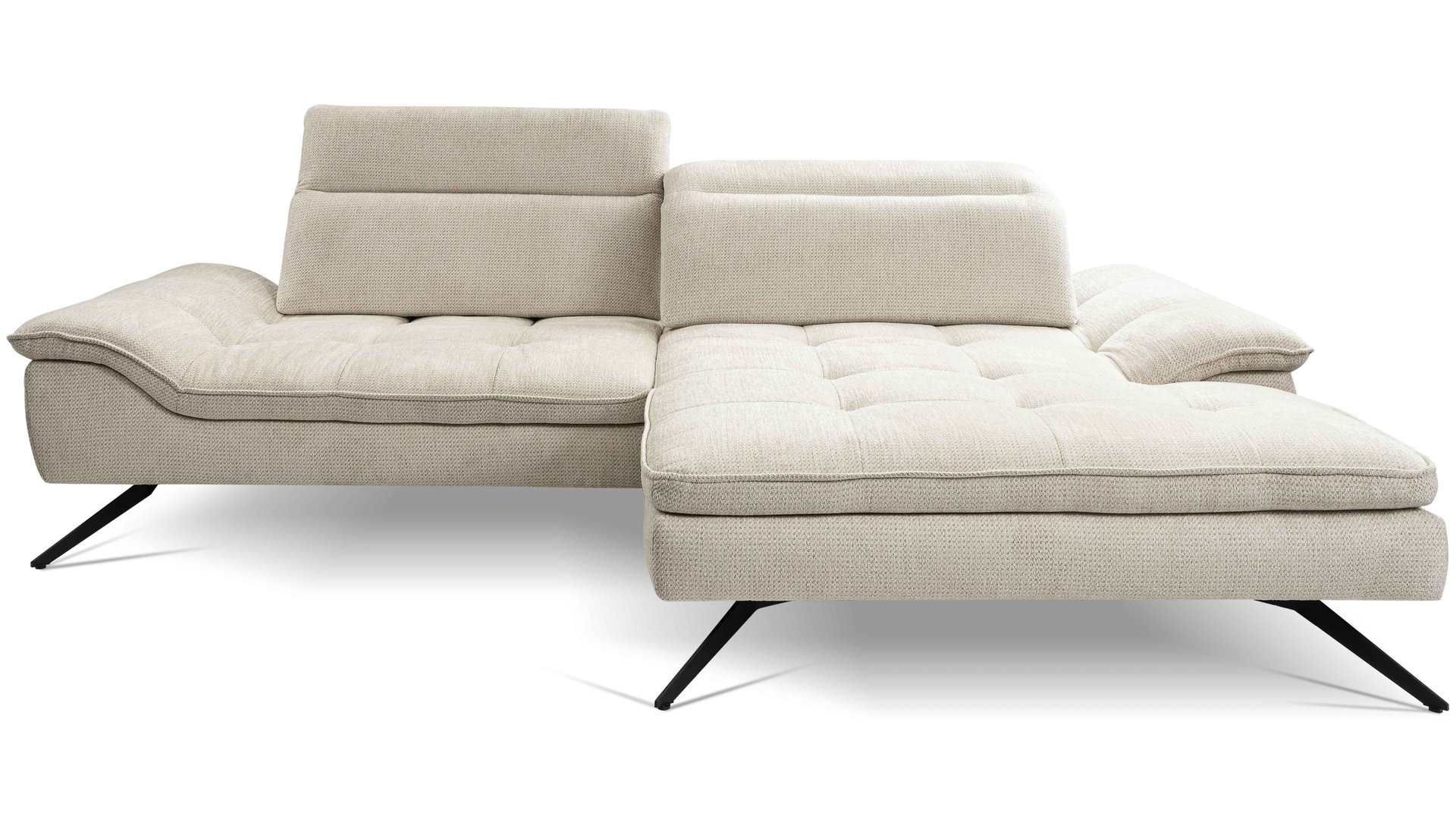 Canapé d’Angle Zephyr Beige 4 Places Confort Conforama