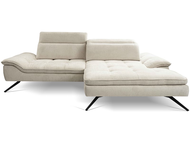 Canapé d’Angle Zephyr Beige 4 Places Confort Conforama