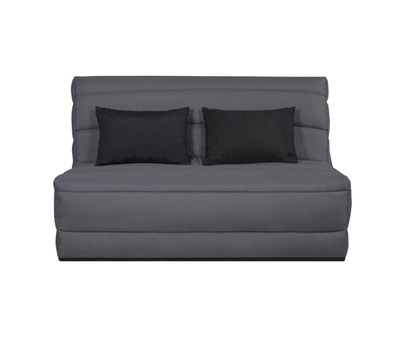 Banquette Pearl BZ Convertible 2 Places Grise Maisons du Monde