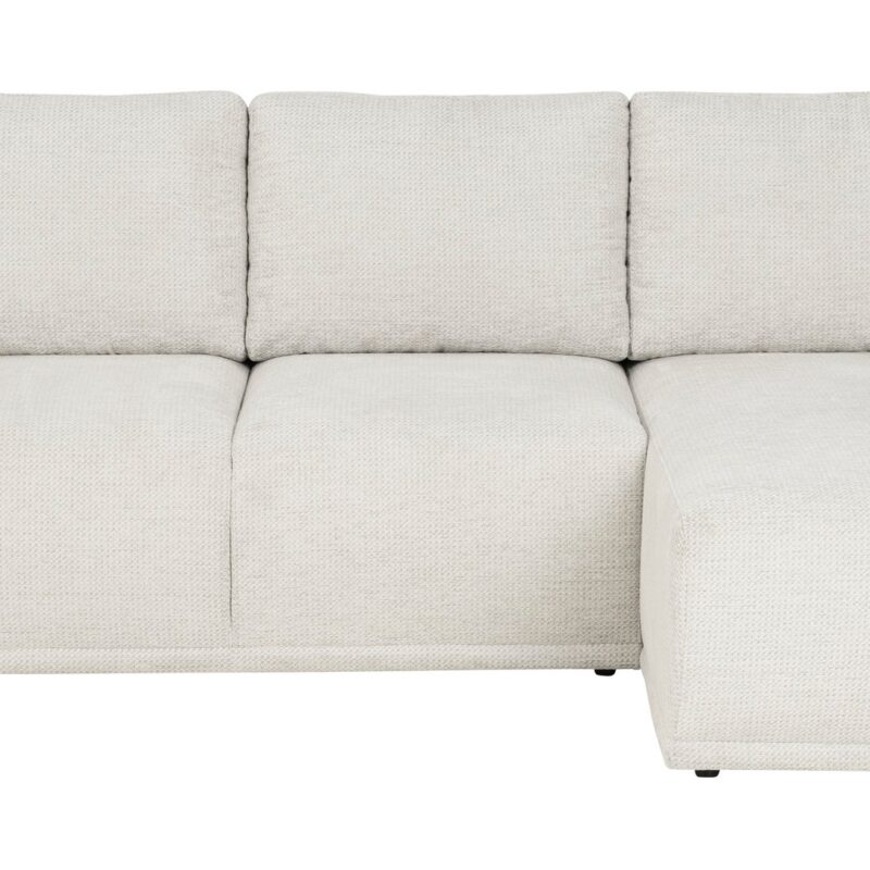 Canapé ALLISON Conforama d’angle beige convertible 4 places spacieux
