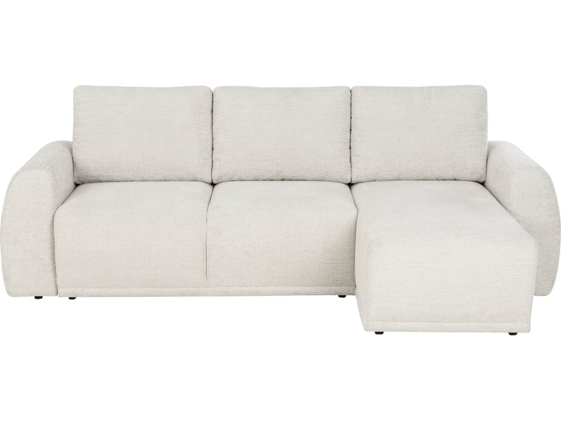 Canapé ALLISON Conforama d’angle beige convertible 4 places spacieux