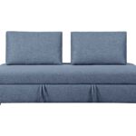 Canapé droit BOSTON convertible 3 places coloris bleu Conforama
