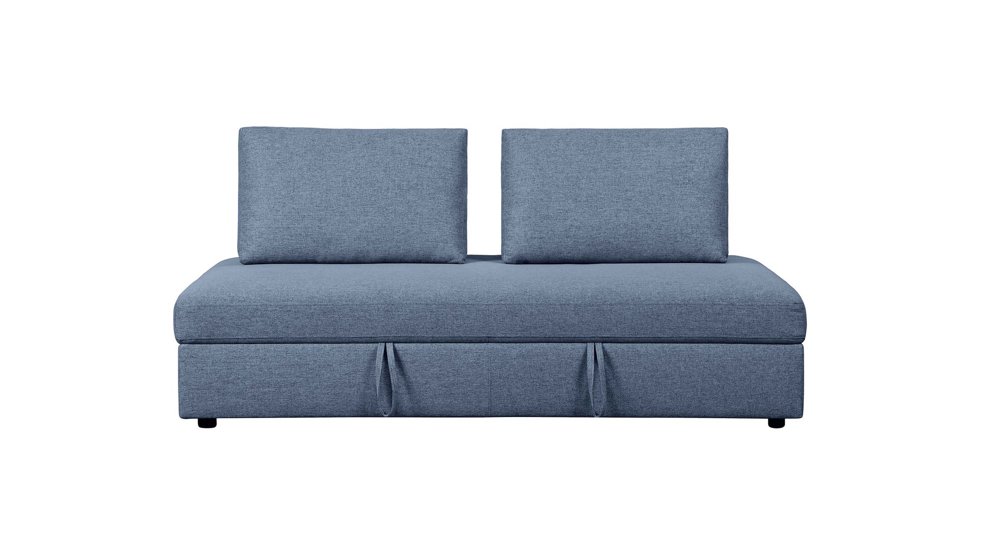 Canapé droit BOSTON convertible 3 places coloris bleu Conforama