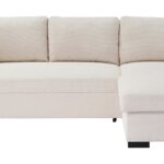 Canapé d’angle BRADLEY convertible 4 places beige Conforama