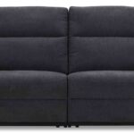 Canapé droit BUZZY relax électrique 3 places gris Conforama