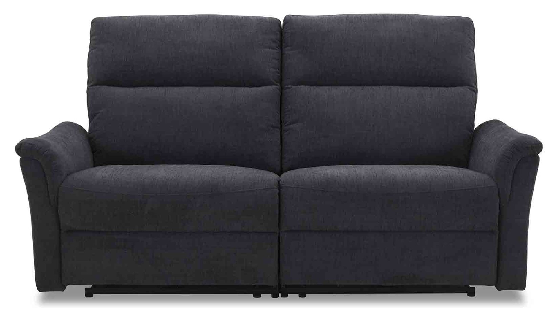 Canapé droit BUZZY relax électrique 3 places gris Conforama