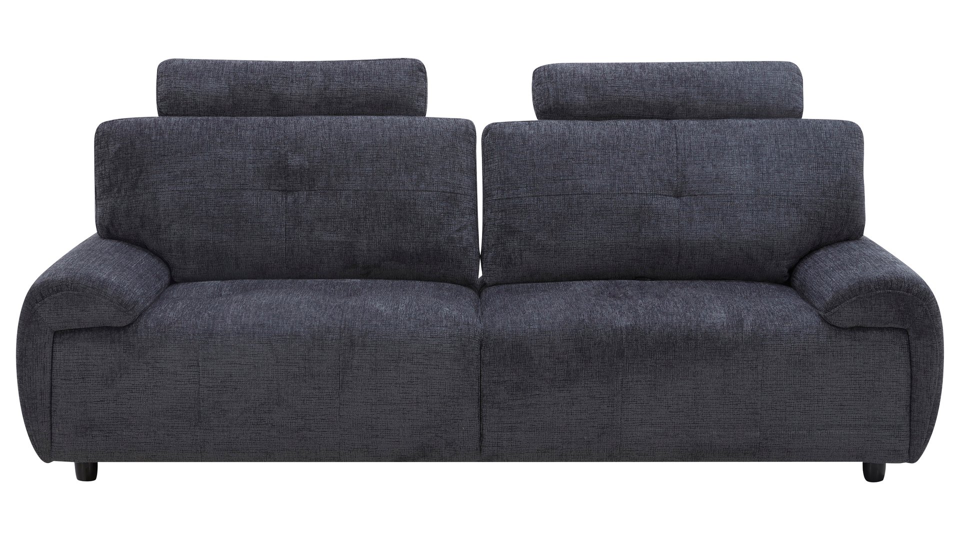 Canapé ELIOR Conforama droit relaxation manuelle gris 3 places