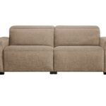 Canapé FULKORN relax électrique 3 places taupe Conforama