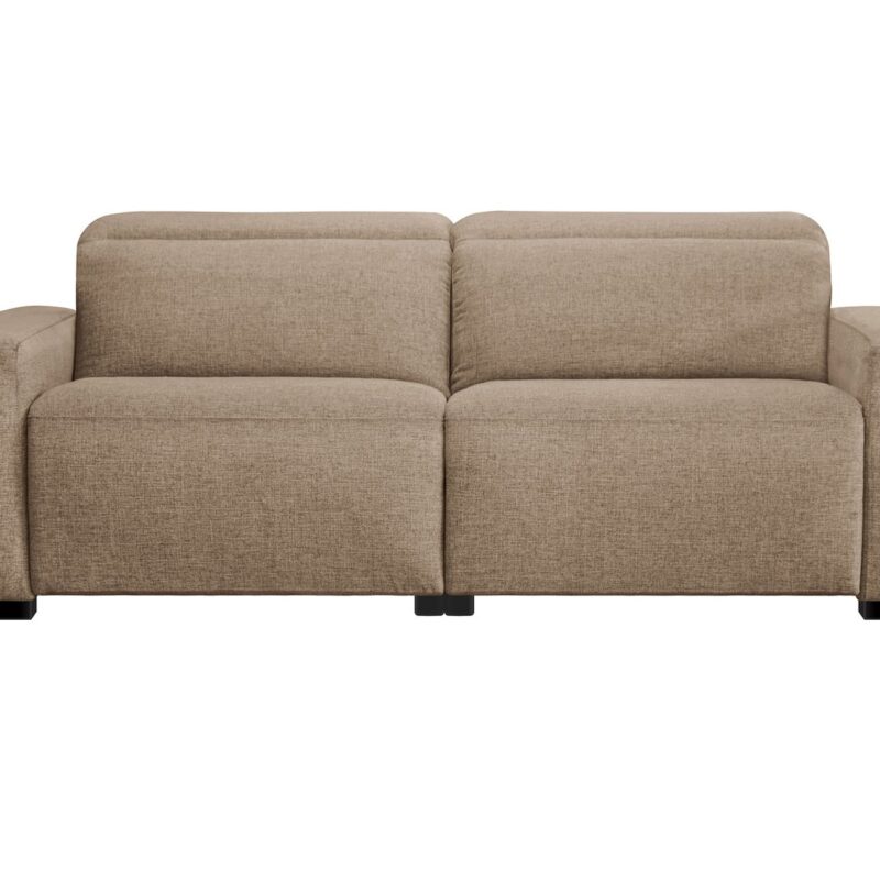 Canapé FULKORN relax électrique 3 places taupe Conforama