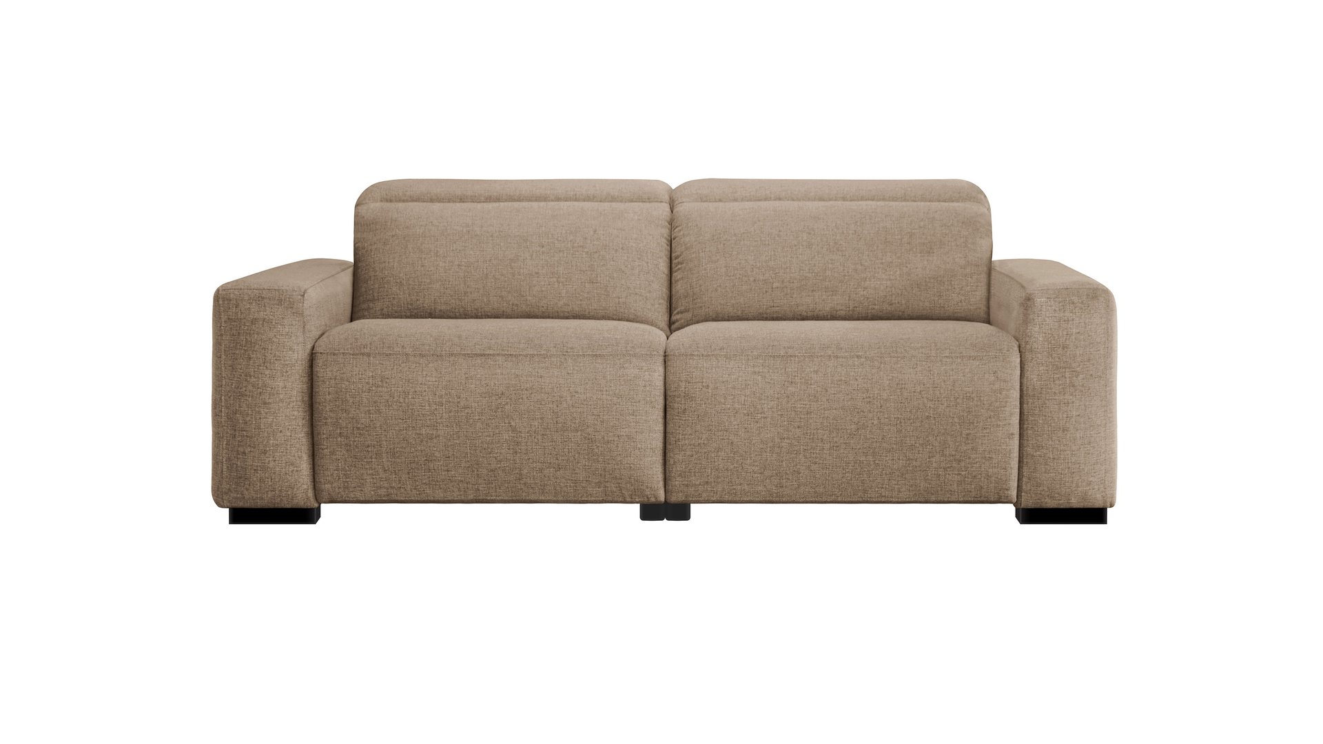 Canapé FULKORN relax électrique 3 places taupe Conforama