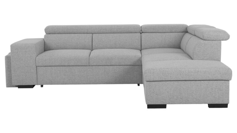 Canapé HOLMES Conforama d’angle convertible gris 3 places