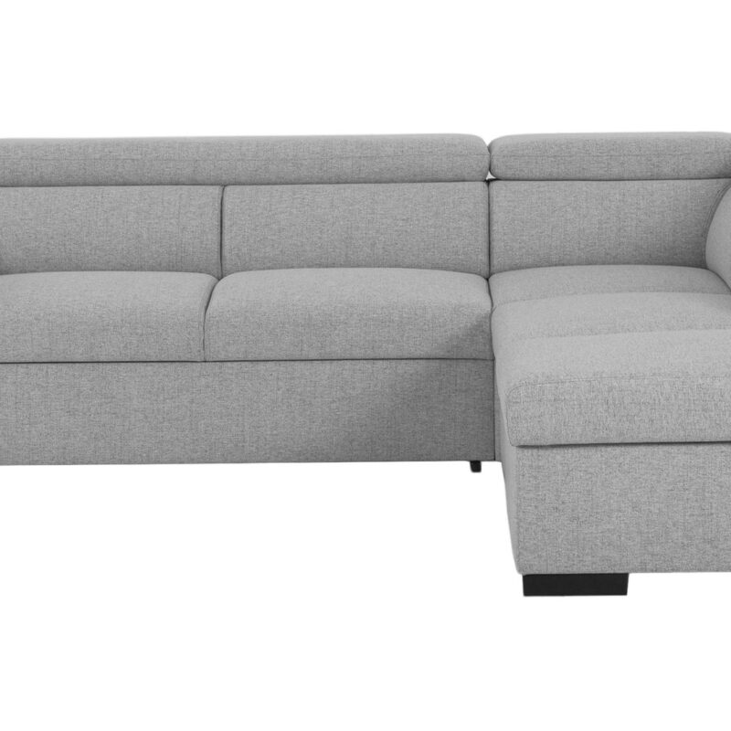 Canapé HOLMES Conforama d’angle convertible gris 3 places