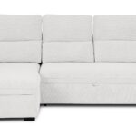 Canapé HOXTON Conforama d’angle convertible gris 3 places