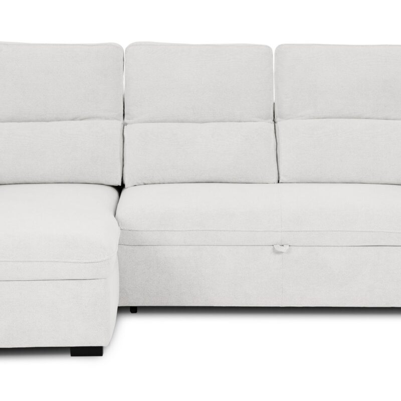 Canapé HOXTON Conforama d’angle convertible gris 3 places