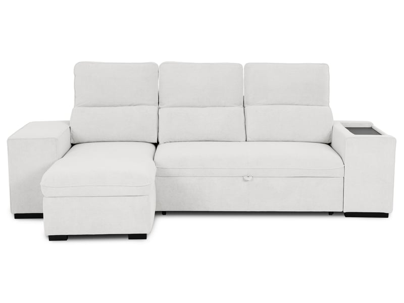 Canapé HOXTON Conforama d’angle convertible gris 3 places