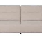 Canapé droit fixe MARCELO 3 places coloris beige Conforama