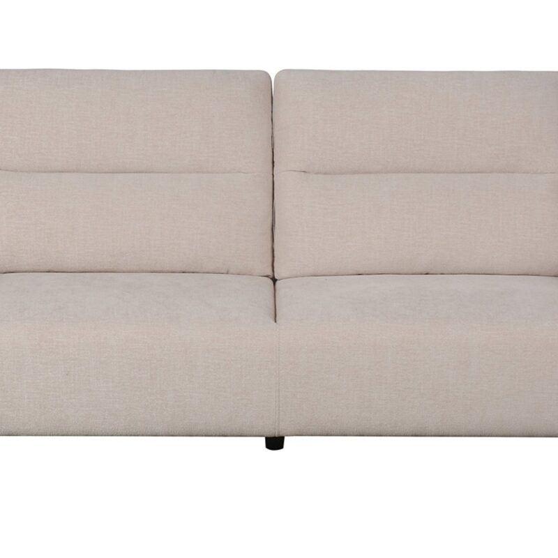Canapé droit fixe MARCELO 3 places coloris beige Conforama