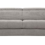 Canapé MODENA Conforama droit convertible gris 3 places confortable