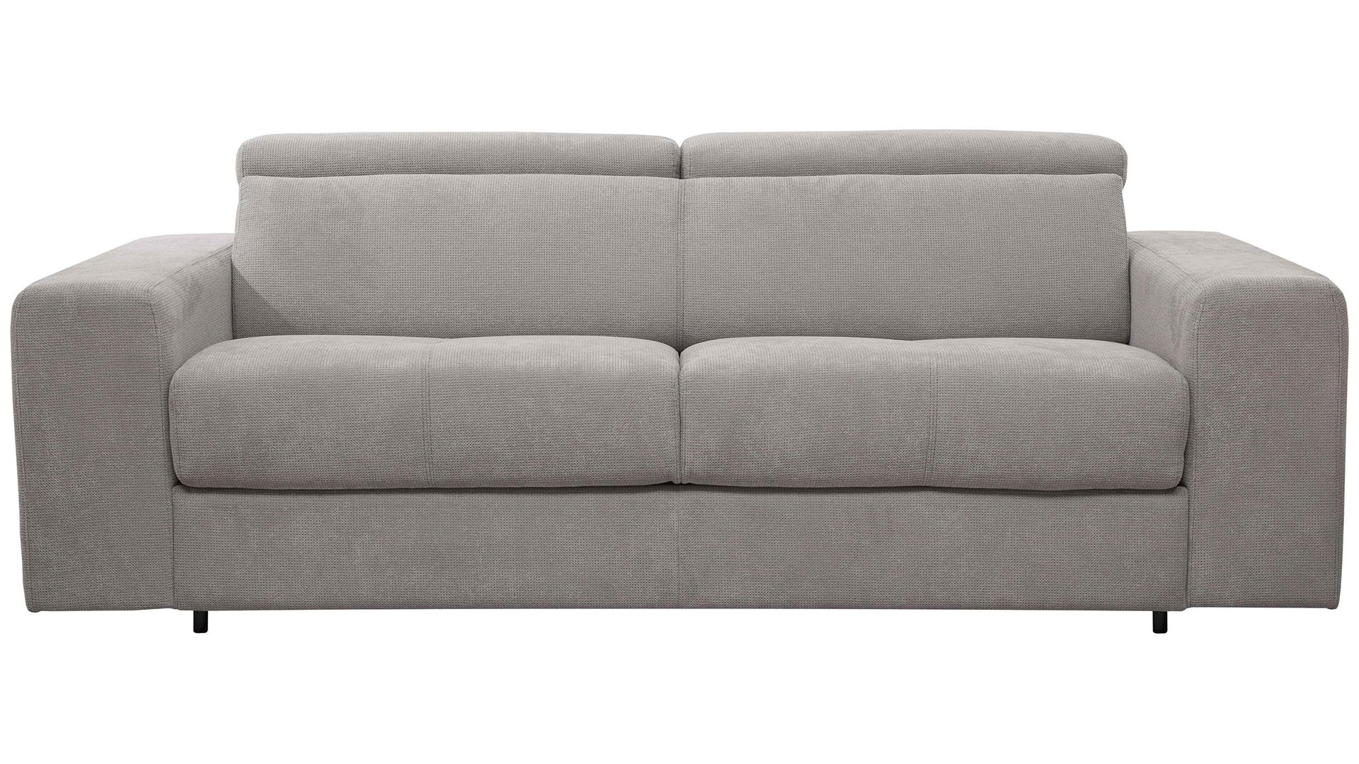 Canapé MODENA Conforama droit convertible gris 3 places confortable