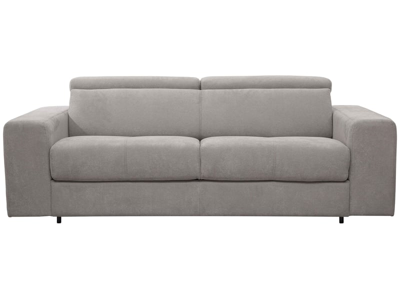 Canapé MODENA Conforama droit convertible gris 3 places confortable