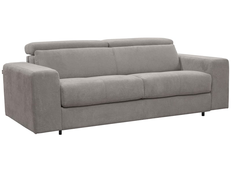 Canapé MODENA Conforama droit convertible gris 3 places confortable