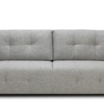 Canapé droit NOLO convertible 4 places coloris gris Conforama