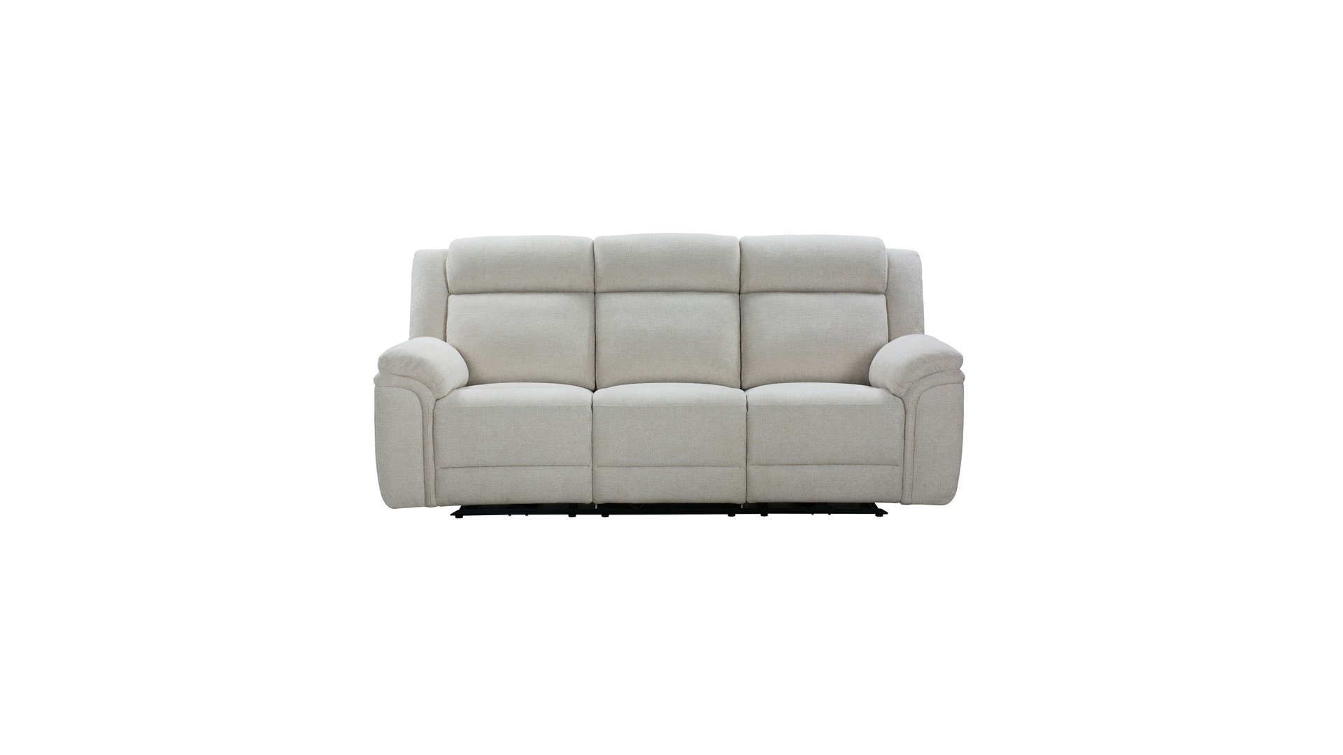 Canapé SWIDA Conforama relax électrique droit beige 3 places