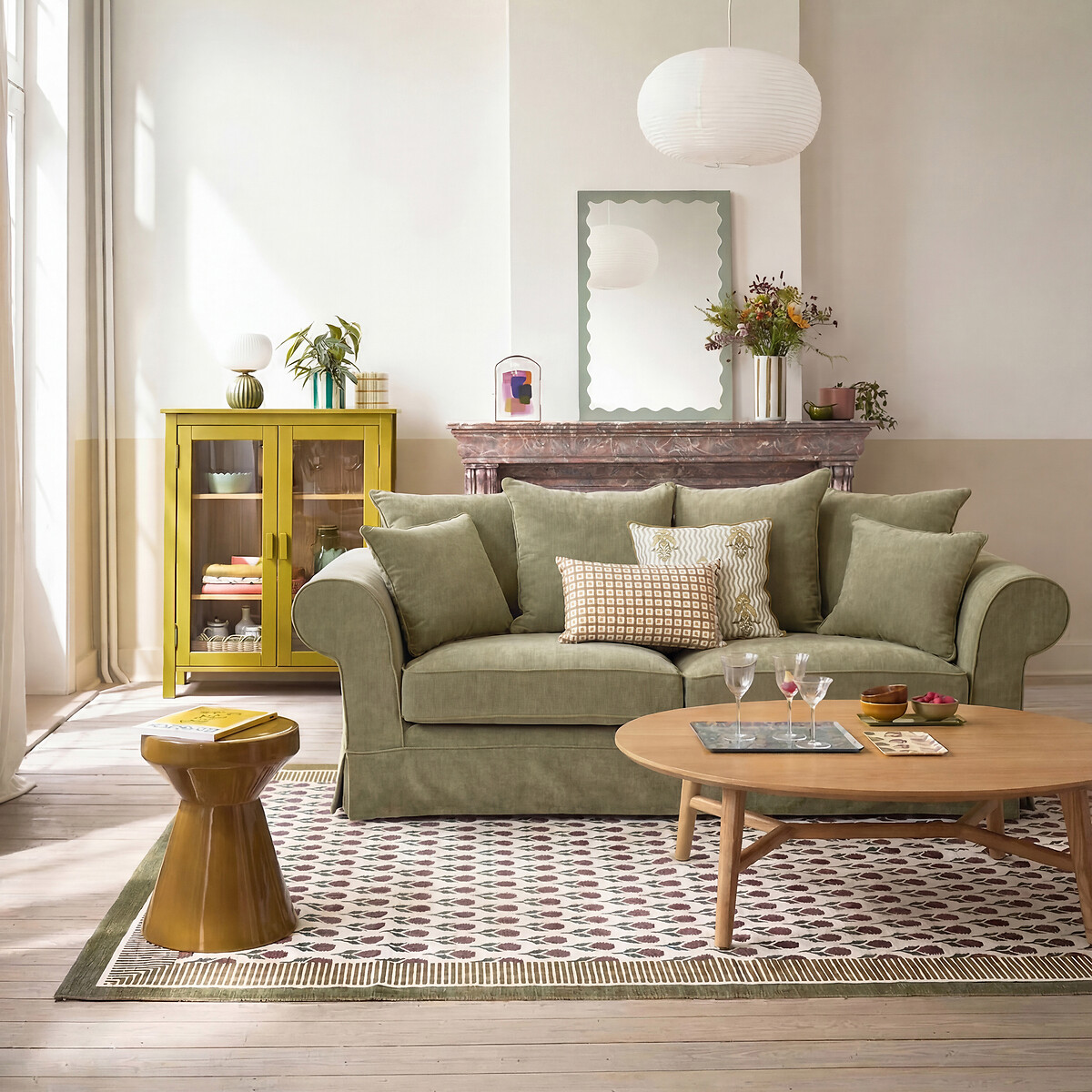 Canapé Convertible Adelia 3 Places Beige La Redoute