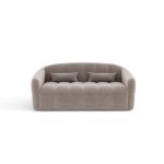 Canapé Dunlopillo Convertible Express Velours Taupe Maisons du Monde
