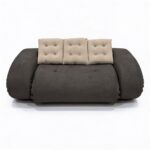 Canapé Convertible Okoa 2 Places Marron Sable Maisons du Monde