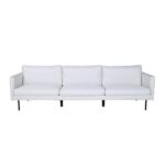 Canapé Solap Droit 3 Places en Tissu Beige Maisons du Monde