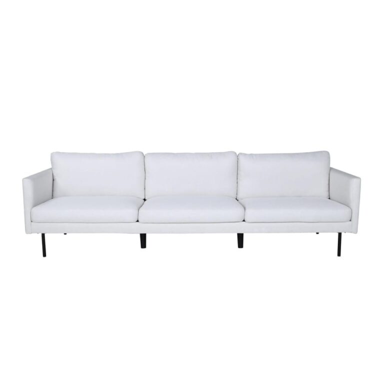 Canapé Solap Droit 3 Places en Tissu Beige Maisons du Monde