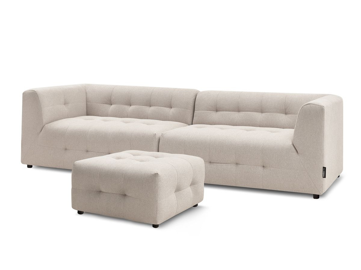 Canapé Kleber Fixe Modulable 4 Places Beige BoboChic