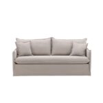 Canapé Noam 3 Places Effet Lin Taupe Maisons du Monde