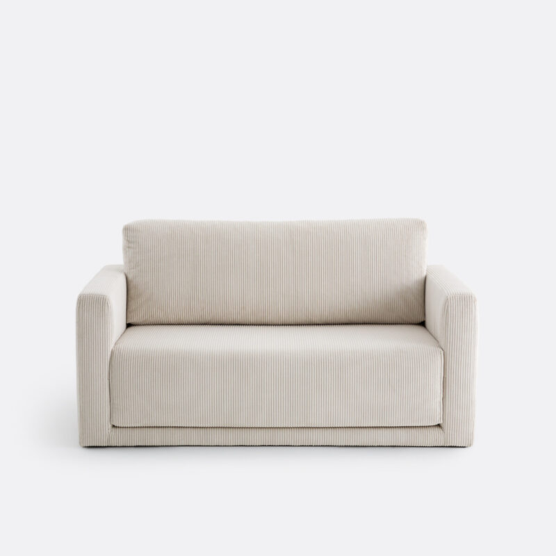 Canapé Convertible Hani 2 Places Beige La Redoute
