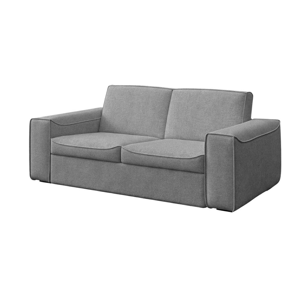 Canapé-Lit Munro 2,5 Places Polyester Gris Clair Maisons du Monde