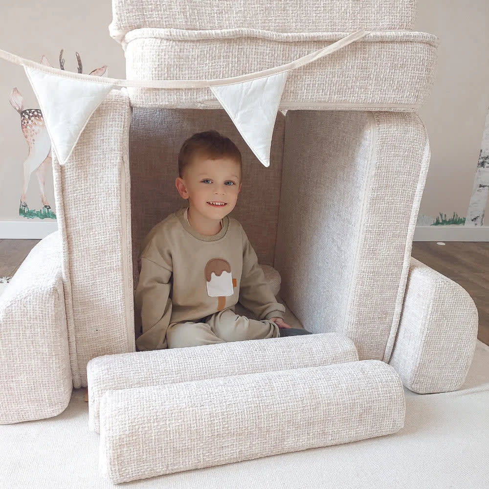 Canapé Pocket Modulable 120 cm Beige Maisons du Monde