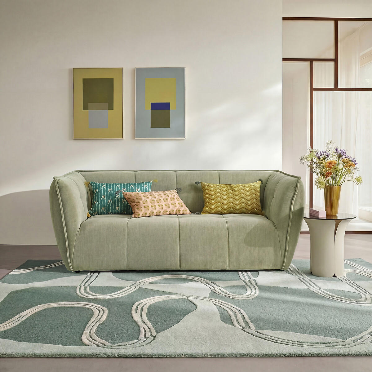 Canapé Simone 4 Places Beige La Redoute