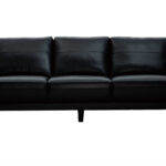 Canapé Joplin 3 Places Cuir Miliboo