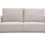 Canapé Mosco 2 Places Velours Beige Miliboo