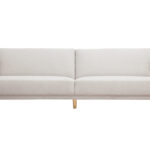 Canapé Sindro 4 Places Velours Beige Miliboo