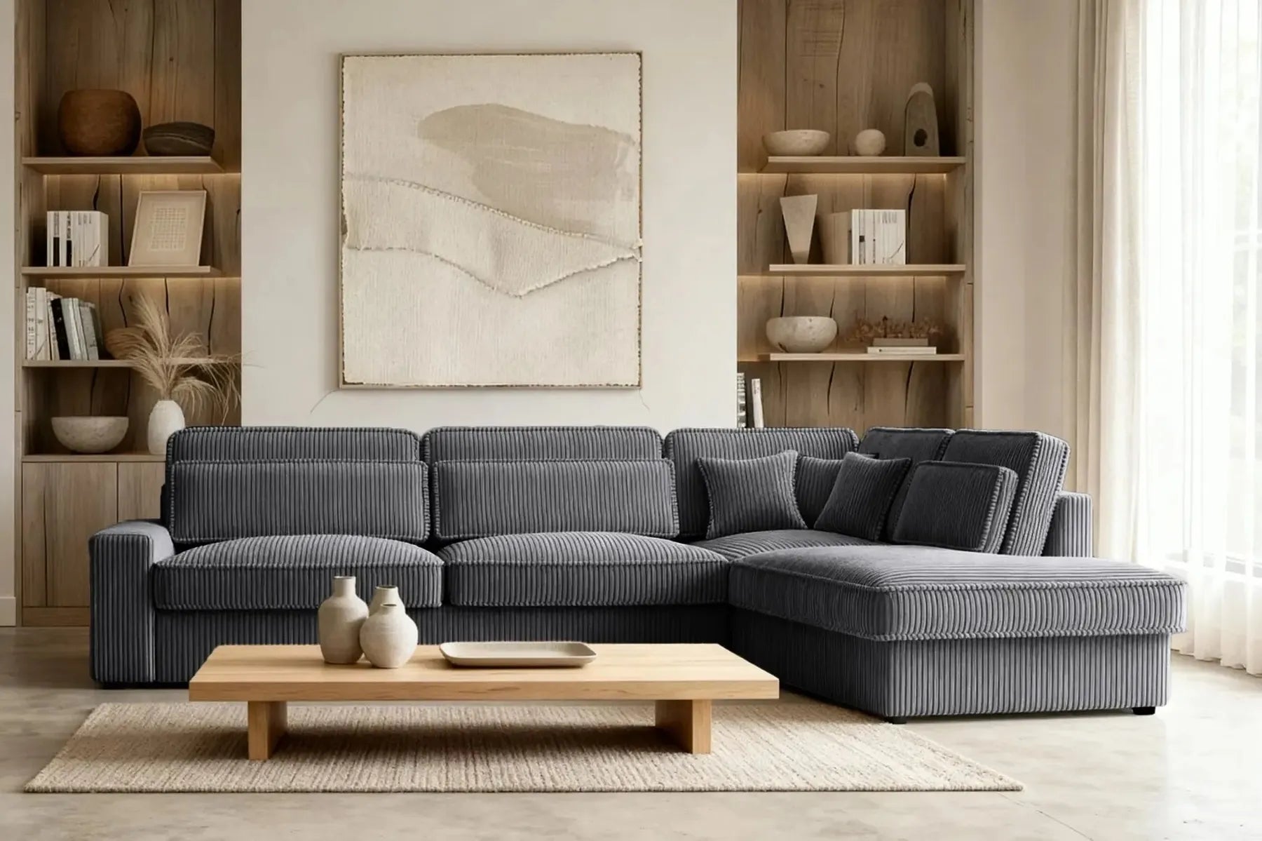 Milan Gris Anthracite Casanova Paris vue 2